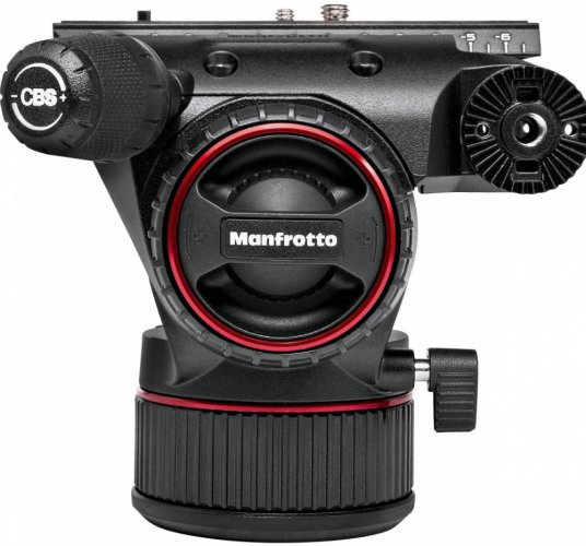 Manfrotto Nitrotech N8 videohlava s videostatív s polookrúhly 100/75mm s rozperou