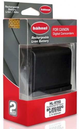 Hähnel HL-970G, Canon BP-950 / BP-950G / BP-970 / BP-970G, 7800mAh, 7,2V, 56Wh