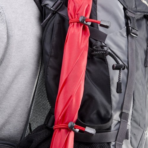 Walimex pro Swing Handsfree Regenschirm mit Tragegestelll (Rot)