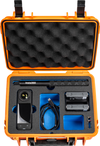 BW Outdoor Cases Type 1000 for Insta360 X4, orange