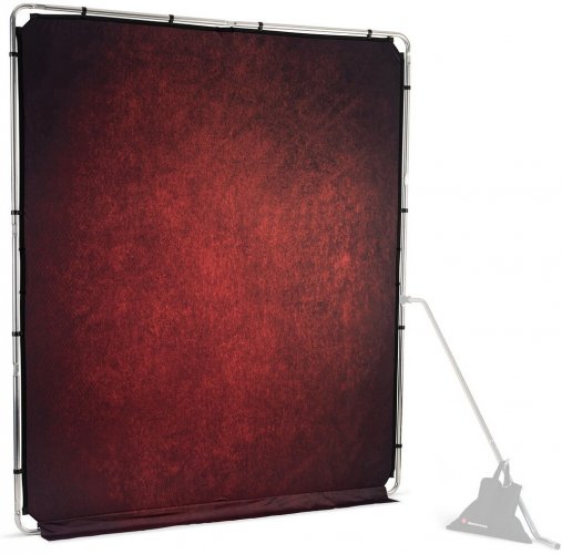 Manfrotto EzyFrame Vintage Background with Frame 2x2.3m Crimson