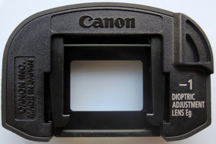 Canon Dioptrická korekce hledáčku EG, mínus 1,0D s rámečkem