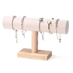 Stojánek, dekolt na náramky, 1x válec bílý (DRD13B)