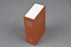 Széf, pénztárgép, könyvszótár 180x120x60mm arany (KX8 arany)