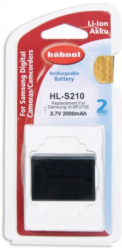 Hähnel HL-S210, Samsung IA-BP210E, 2000mAh, 3.7V, 7.4Wh