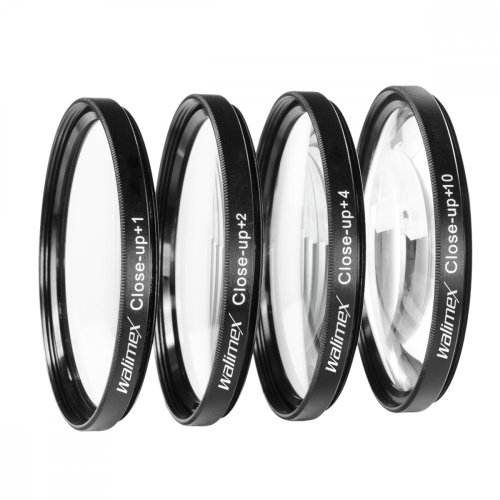 Walimex 67mm Close-up Macro Lens Set +1, +2, +4, +10 Diopters