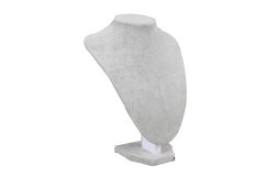 Stojan, stojánek, dekolt na šperky výška 24cm samet (A102SM)
