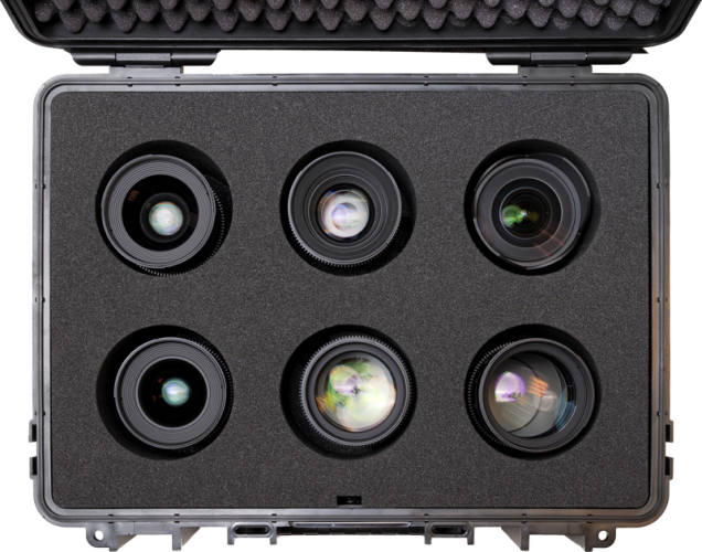 B&W Outdoor Cases BW Outdoor Cases Type 5000 case w/ custom made foam for up to 6 Samyang VDSLR MKII cinema lens B&W Outdoor Cases BW Outdoor Cases Type 5000 case w/ custom made foam for up to 6 Samyang VDSLR MKII cinema lens