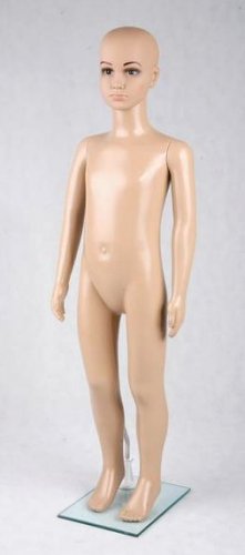 Figurína dětská chlapecká, světlá barva kůže, výška 110cm