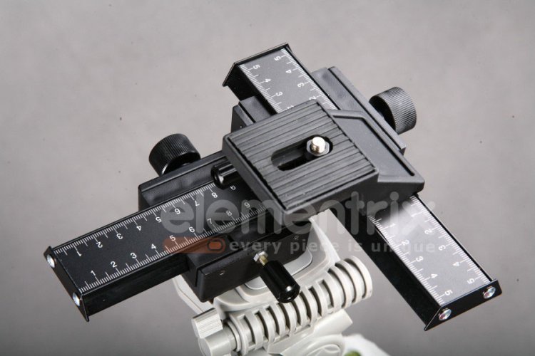 forDSLR makro sáňky, nastavitelné ližiny