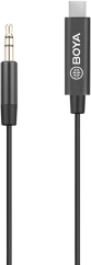 Boya BY-K2 / 3.5mm Male TRS to Male Type-C Adapter Cable (20cm)