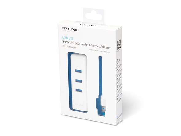 Adaptér TP-Link UE330 USB 3.0 na Gigabit Ethernet + USB Hub