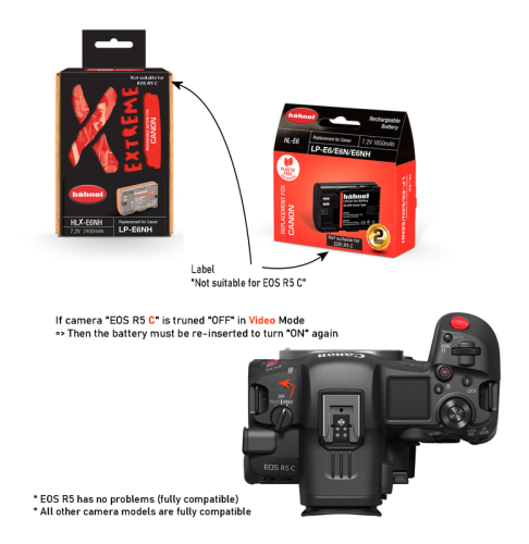 Hähnel Battery Canon HL-E6NH / LP-E6NH Twin Pack