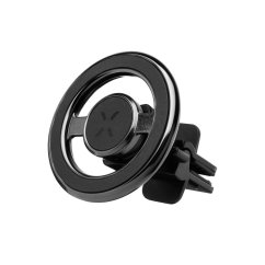 Magnetický držiak FIXED MagMount Vent do ventilácie s podporou MagSafe, kovový, čierny