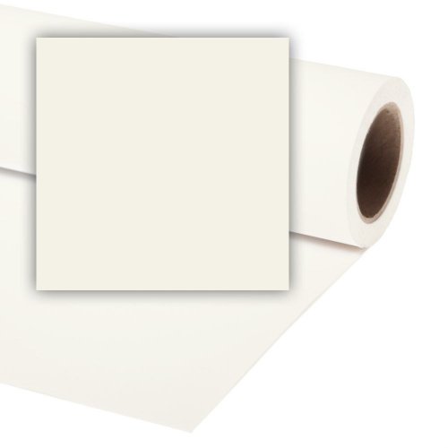 Colorama 1,35 x 11 m, jednobarevné papírové pozadí, Polar White