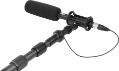 Boya BY-PB25 / Universal Carbon fiber boom pole with XLR cable (2.5M)