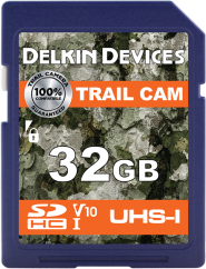 Delkin SDHC Trail Cam R100/W30 (V10) 32GB