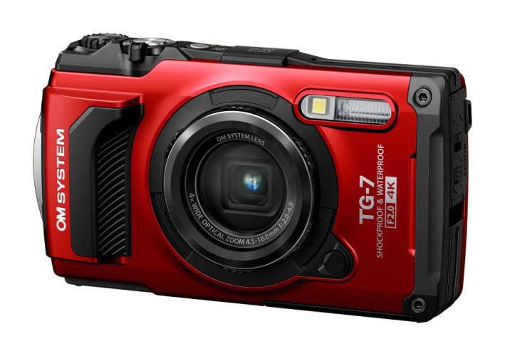 Digitální fotoaparát OM SYSTEM TG-7 červený