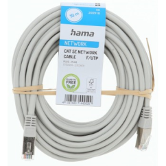 Síťový kabel Hama Cat5e F/UTP RJ45 10 m, stíněný, nebalený