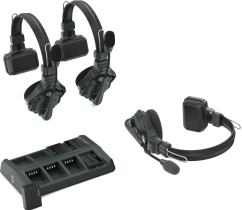 Hollyland Solidcom C1 Full Duplex Wireless Intercom System with 3 headsets