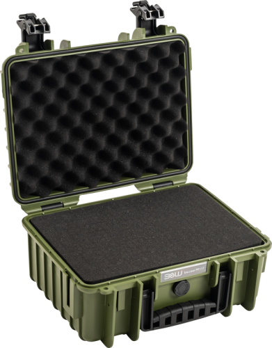 B&W Outdoor Cases BW Outdoor Cases Type 3000 / Bronze green (pre-cut foam) B&W Outdoor Cases BW Outdoor Cases Type 3000 / Bronze green (pre-cut foam)
