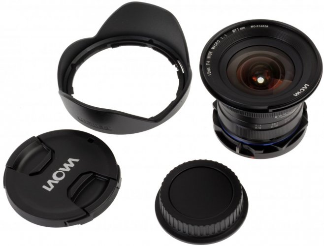 Laowa 15mm f/4 Shift Wide Angle Macro 1:1 Lens for Canon EF
