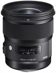Sigma 24mm f/1.4 DG HSM Art pro Lens for Nikon F