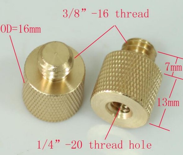 3/8"-ról 1/4"-re csökkentő, sárgaréz (MSZ14)