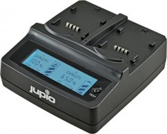 Jupio Duo Charger for Li-Ion, universal (when using reducers)