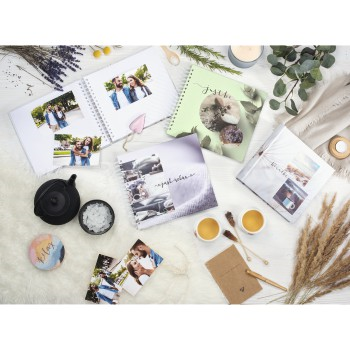 Hama klasické spirálové album RELAX - Be 28x24 cm, bílé listy