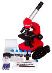 Mikroskop Bresser Junior Student Biolux SEL red