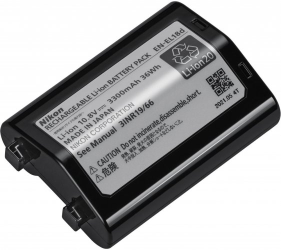 Nikon EN-EL18d Rechargeable Lithium-Ion Battery (10.8V; 3,300mAh)