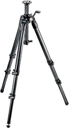 Manfrotto MT057C3-G, 057 Carbon Fiber Tripod 3 Sections Geared