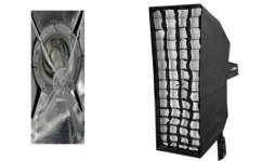 Strip Softbox s voštinou 22X90cm, deštníkový, systém Bowens