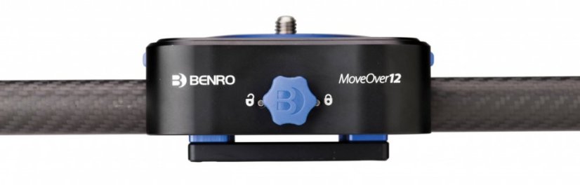 Benro C12D9 MoveOver12 900mm Dual Carbon Rail Slider with Flywheel