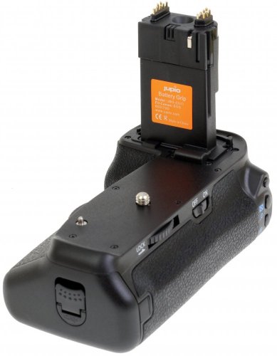 Jupio Batteriegriff für Canon EOS 70D / EOS 80D / 90D ersetzt BG-E14