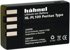 Hähnel HL-PL109, Pentax D-Li109, 1120mAh, 7.4V, 8.3Wh
