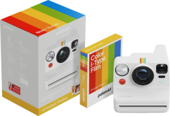 Polaroid Now+ Gen 3 White Bundle with Color Film (8 photos)