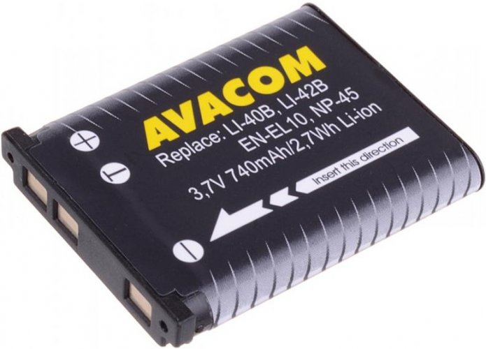 Avacom Ersatz für Olympus Li-40B, Li-42B, Fujifilm NP-45, Nikon EN-EL10