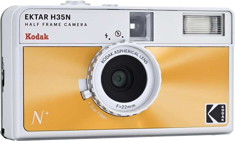 Kodak EKTAR H35N fotoaparát Glazed Orange