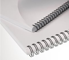 Viazací chrbát RENZ kovový (3/1") A4 průměr 6,9mm černý 100ks