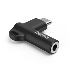 Hama audió adapter USB-C 3,5 mm-es jack csatlakozóra, aktív, kompakt