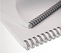Viazací chrbát RENZ kovový (3/1") A4 průměr 8mm černý 100ks