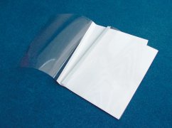 Copertă termică Eurosupplies Fellowes/Standing pentru legare termică 12 mm, A4, 80 bucăți, alb