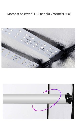 LED Fotografický stan, fotostan 50x50 (LED5)