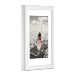 Plastový rámeček Hama SWING, bílý, 10x15 cm