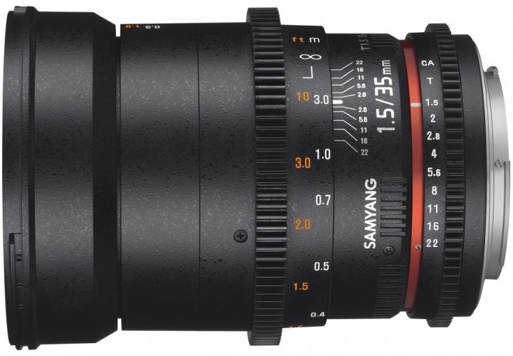 Samyang 35mm T1.5 VDSLR AS UMC II Lens for Pentax K