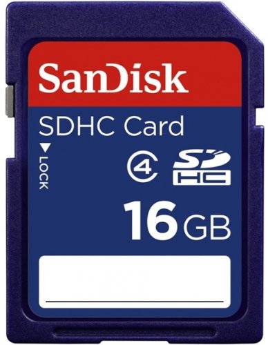SanDisk Secure Digital 16GB, SDHC