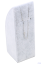 Hranol, stojánek, dekolt na šperky 14,5cm šedý samet (A17SS)