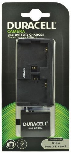 Duracell duální nabíječka pro GoPro Hero3 a 4 + baterie Hero4